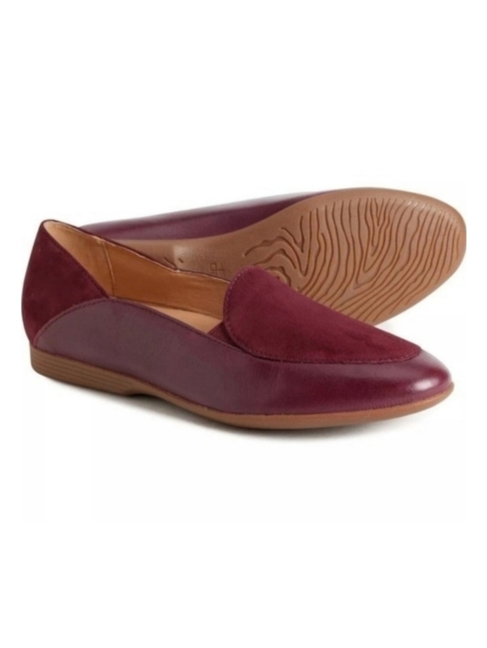 Dansko | Lace Burgundy Leather Slip-On Loafers Flats Size 37‎ 6.5 - 7